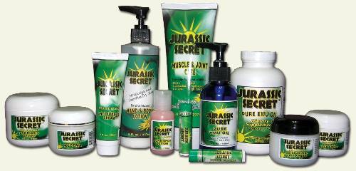 Jurassic Secret Emu Oil Product Line